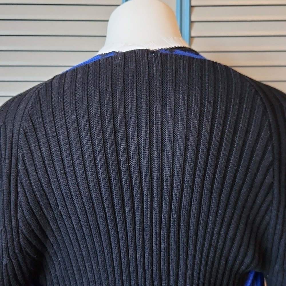 Ana Couture Open Front Colorblock Cardigan - Picture 10 of 14